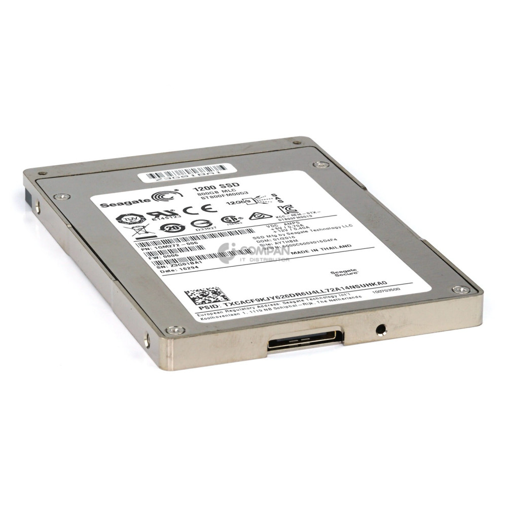 ST800FM0053 SEAGATE DRIVE 800GB 12G SAS SSD SSF MLC