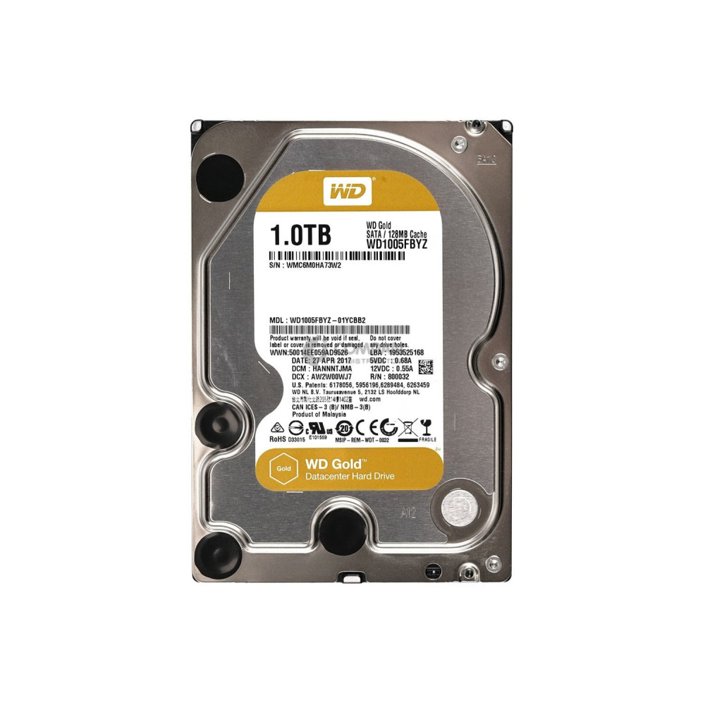 WD1005FBYZ WD 1TB 7.2K 6G 3.5 LFF SATA 128MB CACHE HDD