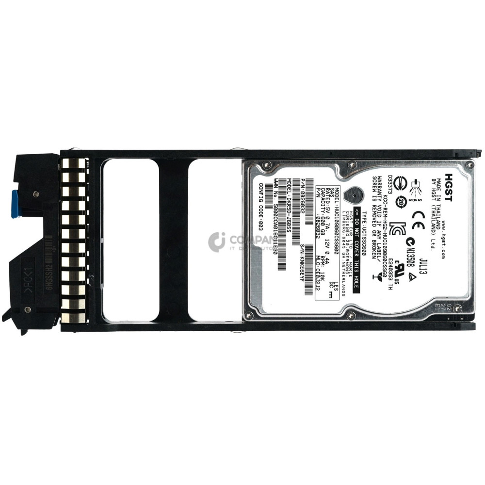 3282390-A HITACHI HDD 600GB 10K 2.5" SFF SAS HOT-SWAP FOR HITAHI HUSVM