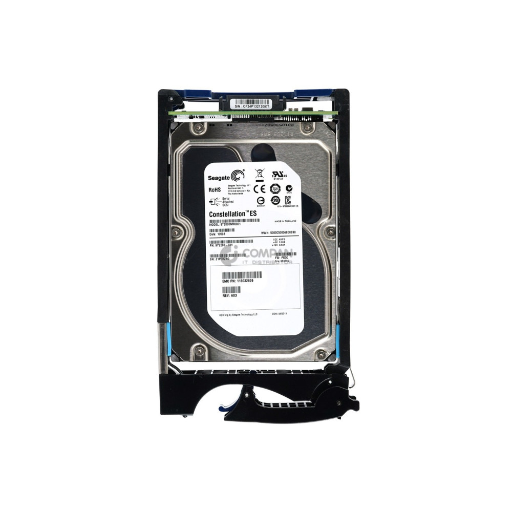005049497 EMC HARD DRIVE 2TB 7.2K 6G 3.5 LFF SAS 118032829, ST2000NM0001