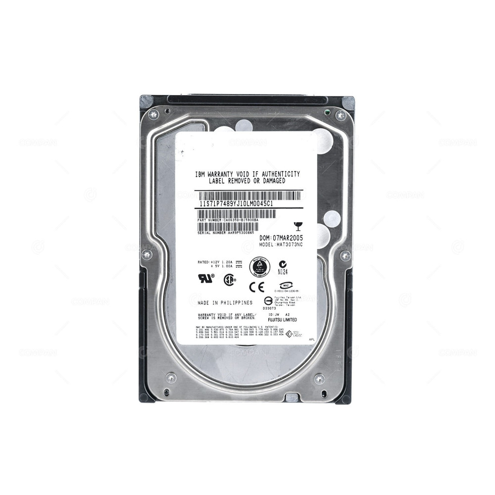 CA06350-B15900BA 73GB 10K SCSI 3.5 CA06350