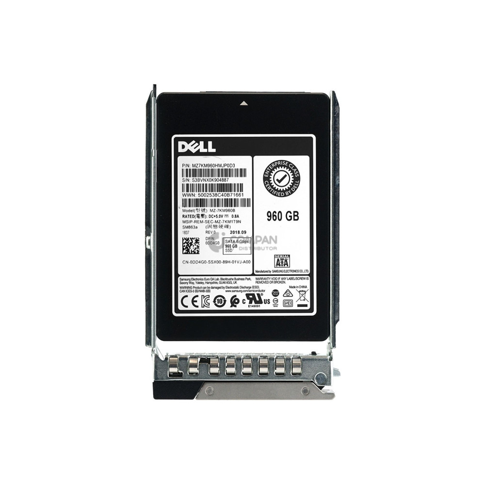 DD4G0 DELL SM863A SSD 960GB SATA 6G 2.5" SFF G14