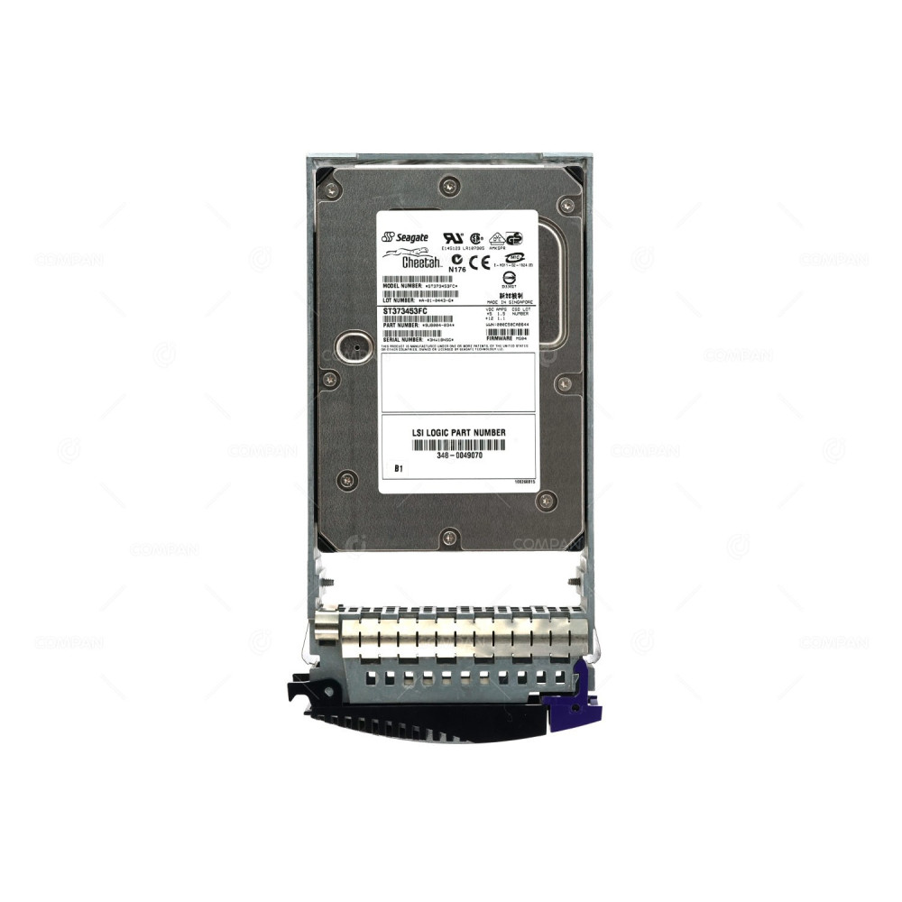 348-0049070 LSI LOGIC HARD DRIVE 73GB 15K FC 3.5 LFF ST373453FC