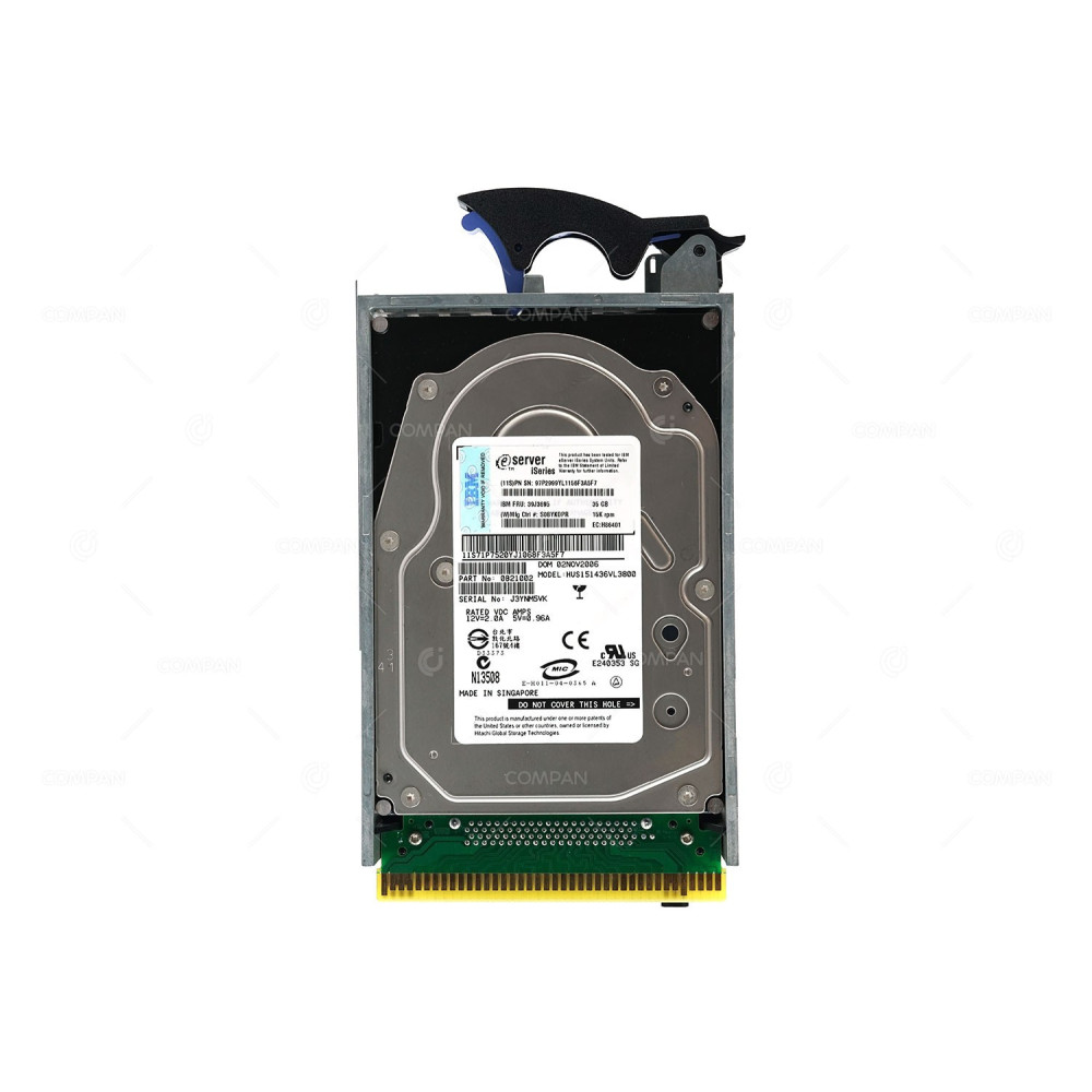 39J3695 IBM HARD DRIVE 35GB 15K 3.5 LFF SCSI 97P2999, 0B21002, HUS151436VL3800