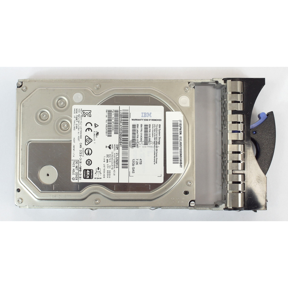 01AC604 IBM 4TB 7.2K 12G NL-SAS 3.5 LFF HOT-SWAP FOR V5000 G2 HUS726040AL4210
