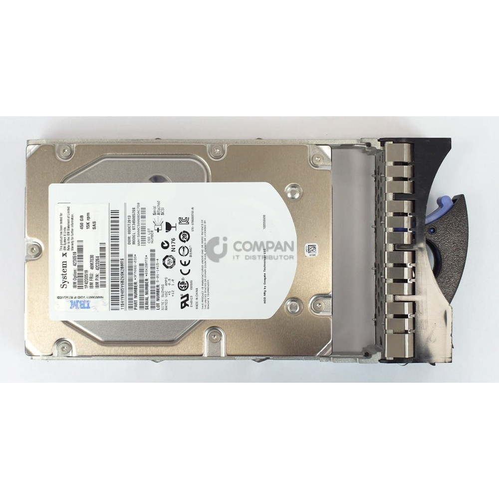 46M7030 IBM 450GB 15K 6G SAS 3.5 LFF HOT-SWAP FOR EXP3000 ST3450857SS , ST3450856SS