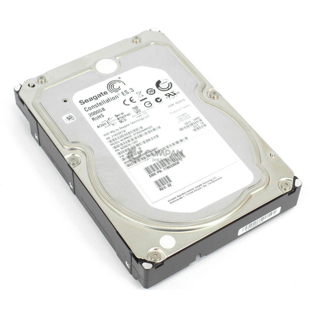 ST2000NM0023 SEAGATE 2TB 7.2K 6G SAS 3.5 LFF HOT-SWAP -