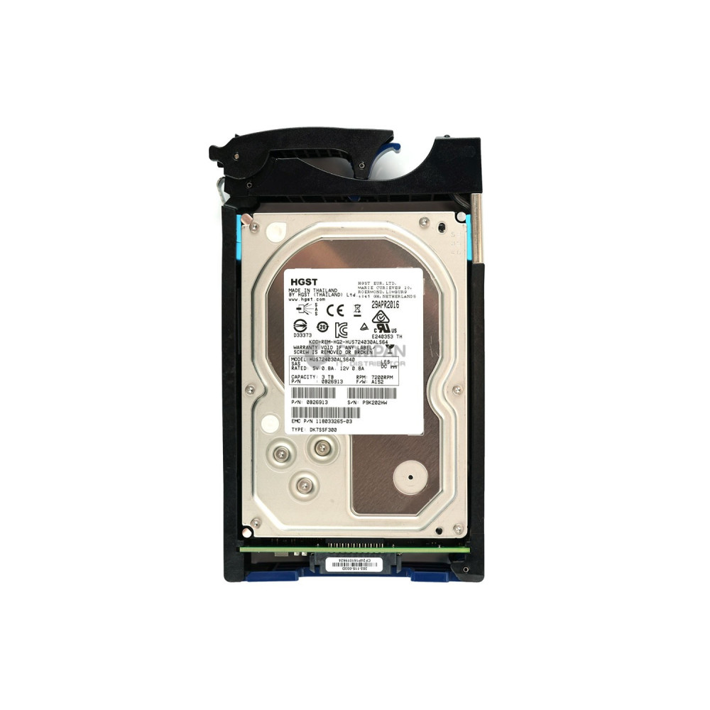 005050949 EMC HDD 3TB 7.2K SAS 6G 3.5" LFF HOT-SWAP FOR EMC VNX