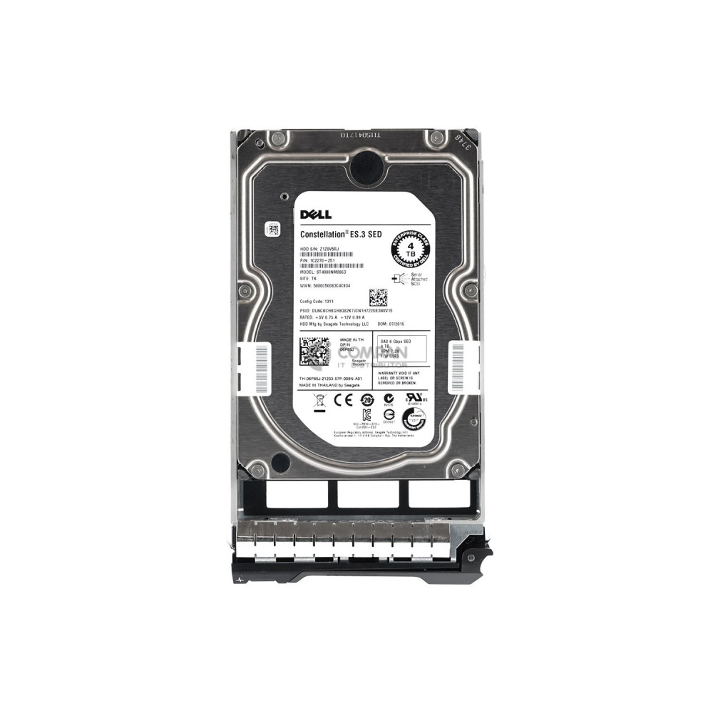 6P85J DELL 4TB 7.2K SAS 6G SED 3.5 LFF 06P86J, 1C2270-251, ST4000NM0063