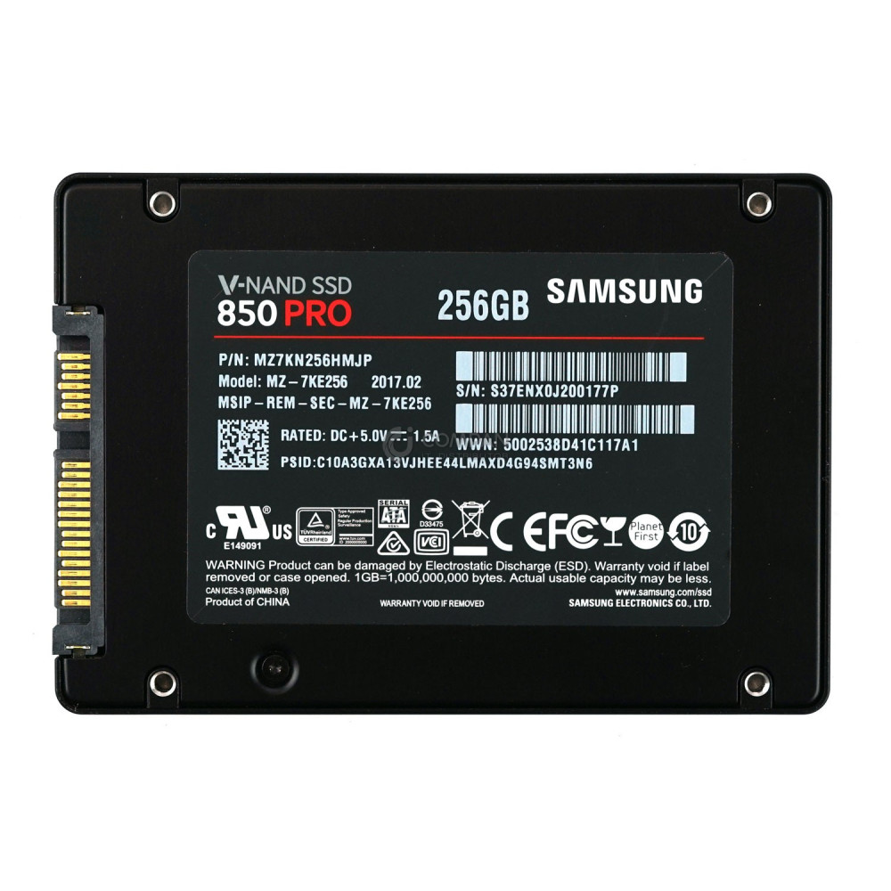 MZ-7KE256 SAMSUNG SSD 850 PRO 256GB SATA 2.5" SFF