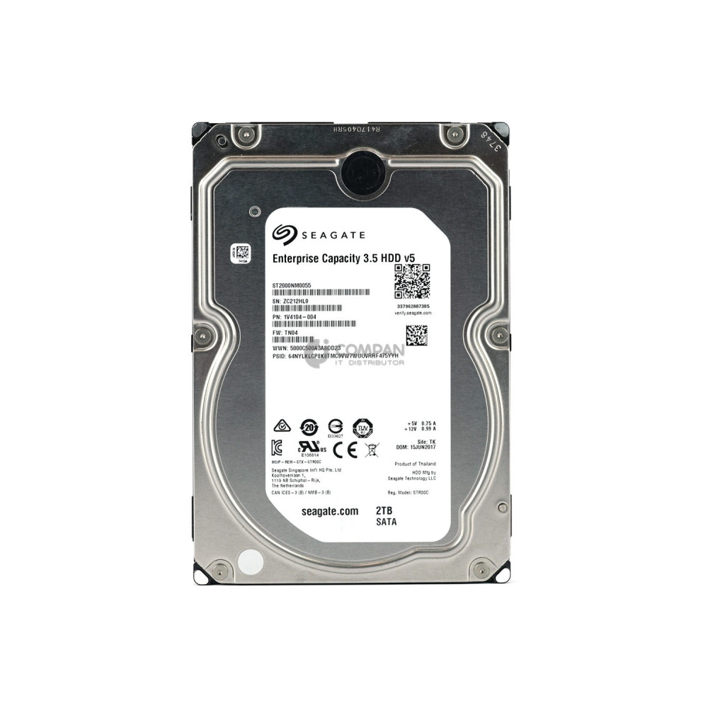 ST2000NM0055 SEAGATE  HARD DRIVE 2TB 7.2K 6G 3.5 SATA -