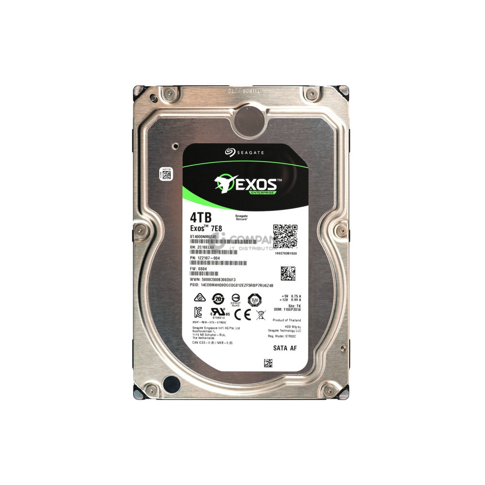 ST4000NM0245 SEAGATE HARD DRIVE 4TB 7.2K 6G 3.5 SATA 1Z2107-004