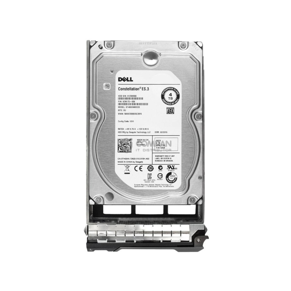 THGNN 4TB 7.2K 6G SATA 3.5 LFF HOT-SWAP R HDD 0THGNN