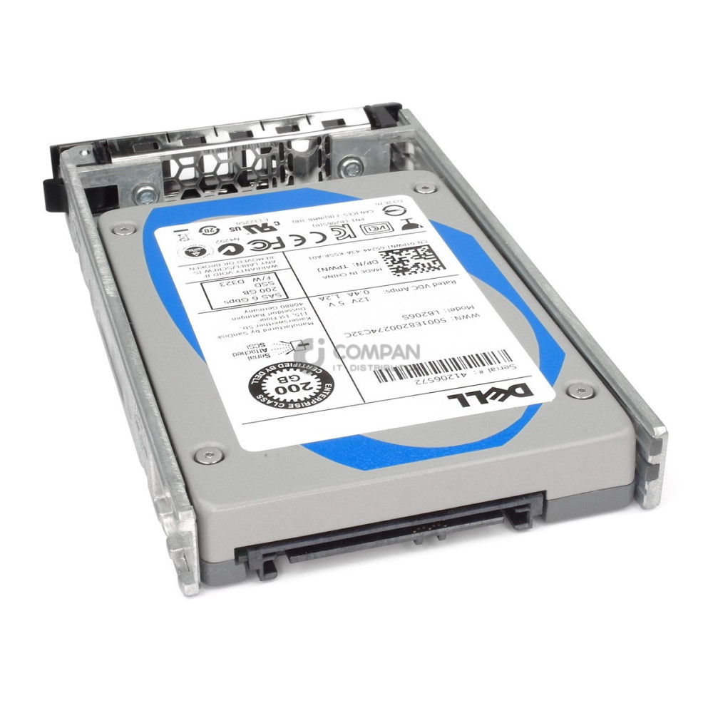 TPWNJ DELL HARD DRIVE 200GB 6G 2.5 SAS SSD 0TPWNJ