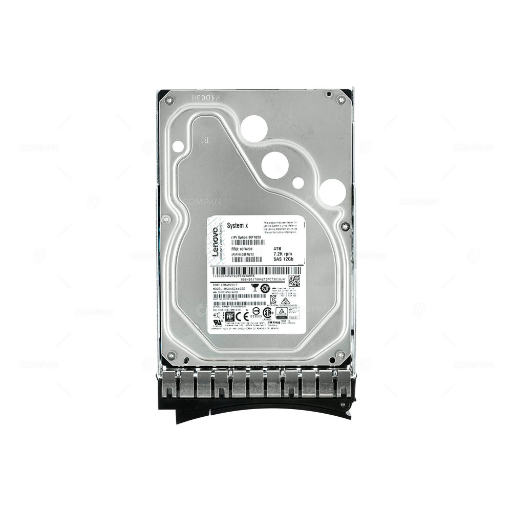 00FN209 LENOVO HDD 4TB 7.2K SAS 12G 3.5" LFF