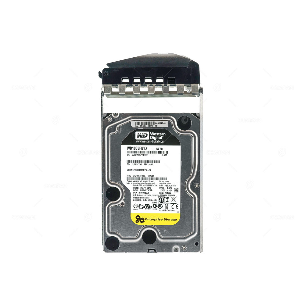 005032948 EMC HARD DRIVE 1TB 7.2K 6G SATA 3.5 LFF HOT-SWAP