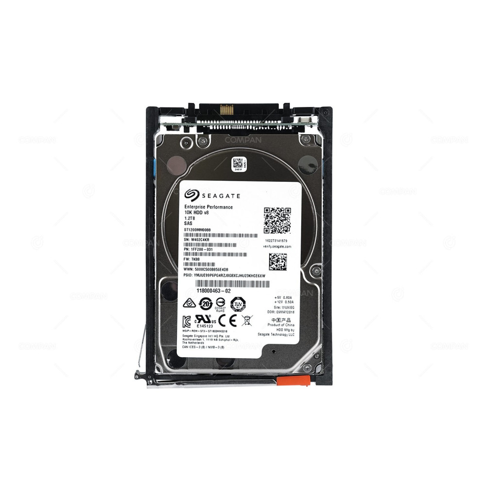 005051959 EMC HARD DRIVE 1.2TB 10K 6G SAS 2.5 SFF HOT-SWAP FOR VNX