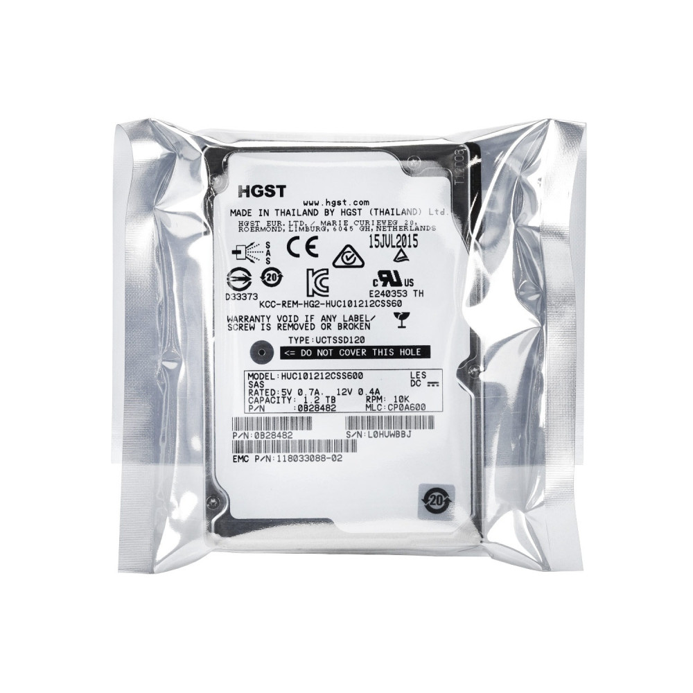 HUC101212CSS600 HITACHI HARD DRIVE 1.2TB 10K 6G 2.5 SAS