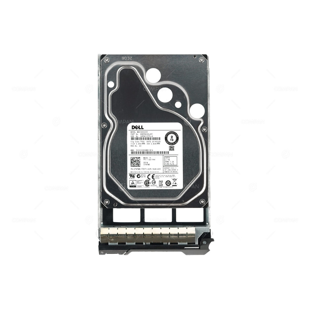 TNTM5 DELL HDD 2TB 7.2K SATA 6G 3.5" LFF