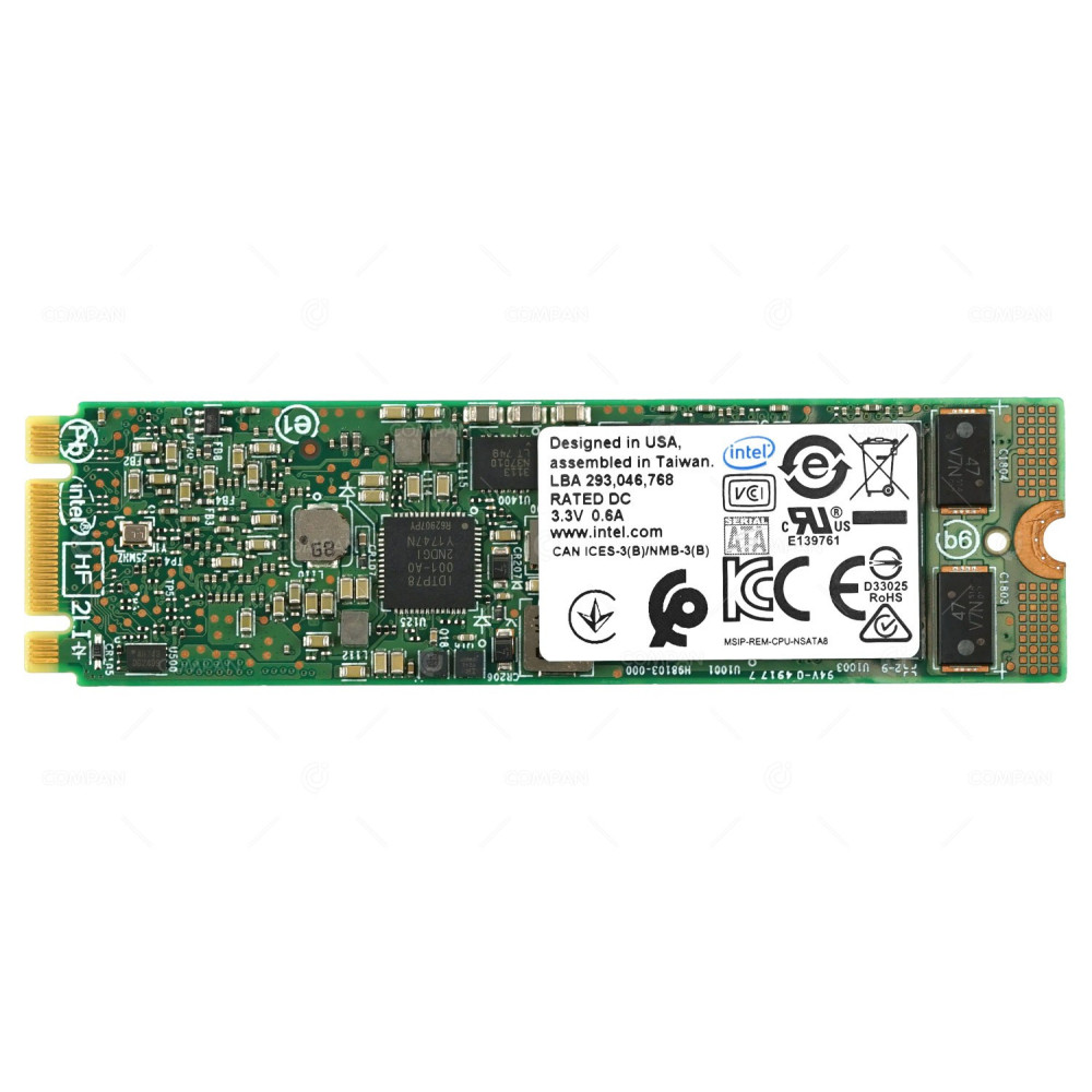 SSDSCKJB150G7 INTEL DC S3520 SERIES 150GB 6G SATA MLC M.2 SSD J57264-000, H97538-12