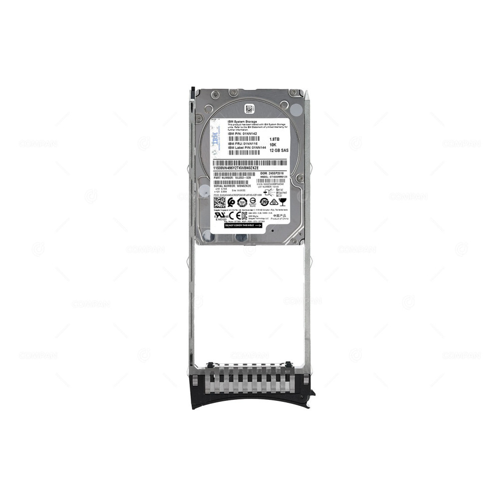 01NN116 IBM HDD 1.8TB / 10K / SAS 12G / 2.5" SFF / FOR STOREWIZE V5000 G2