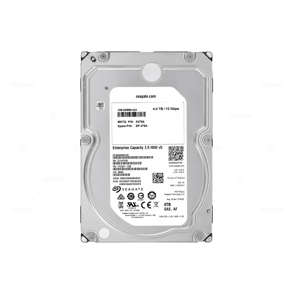 X375A NETAPP HDD 4TB / 7.2K / NL-SAS 12G / 3.5" LFF / ADV FORMAT / FOR DS460C