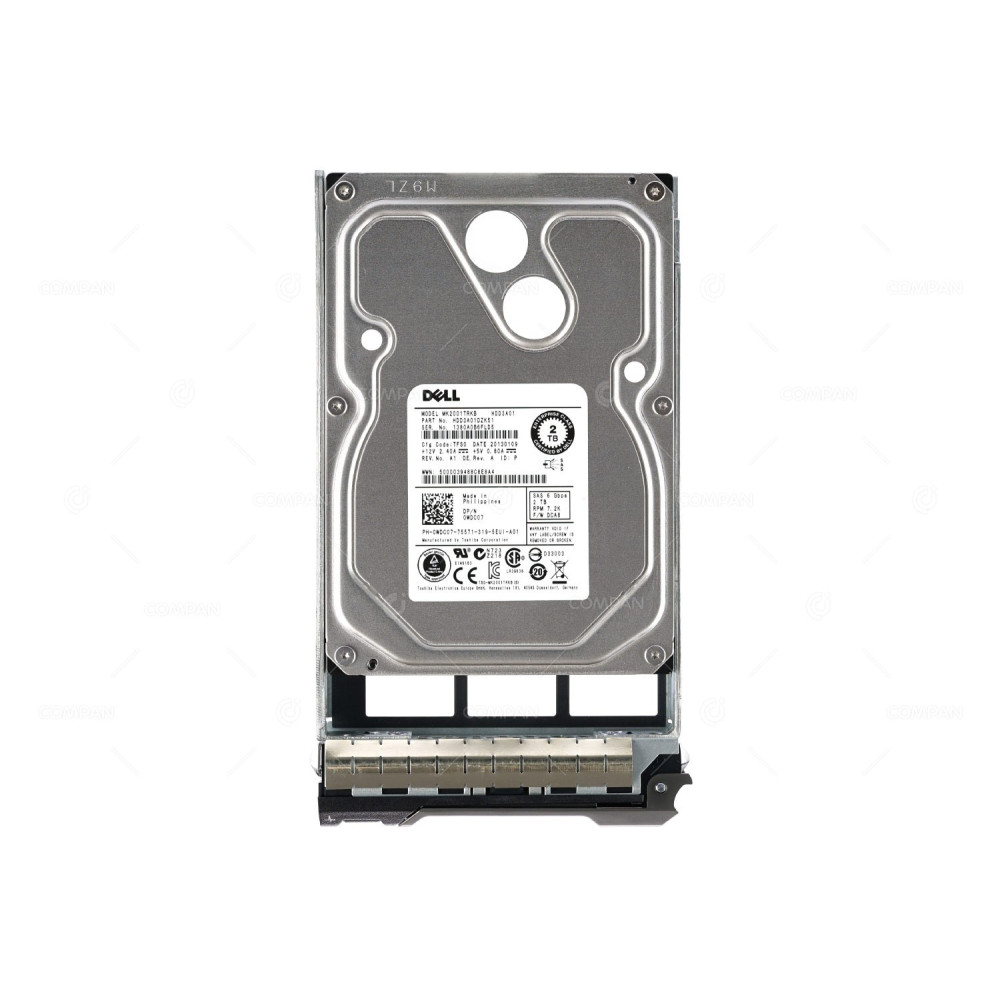 WDC07 DELL HDD 2TB 7.2K SAS 6G 3.5" LFF