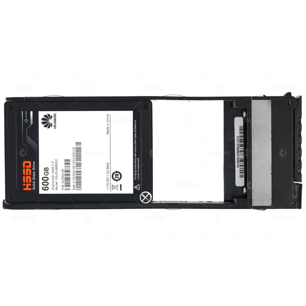 02350LHE HUAWEI DIAMOND3+ 600GB 12G SAS 2.5 SFF SSD FOR OCEANSTOR 5500 V3 D3J2LAM5600, STLM17M600, STJ5HSSDP