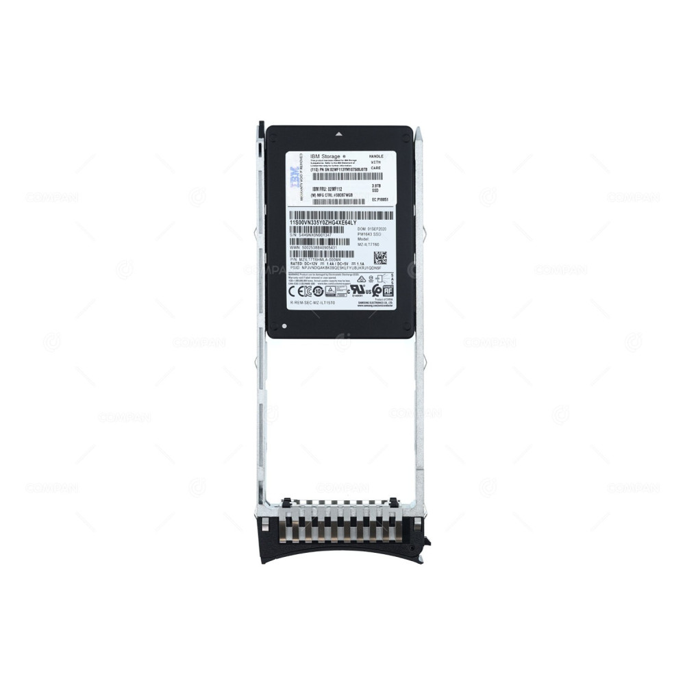 02WF112 IBM SSD 3.8TB 12G SAS 2.5 SFF HOT-SWAP FOR IBM DS8880