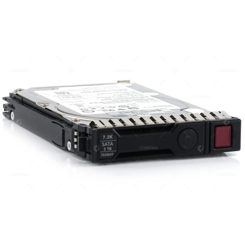 765869-001 HP HARD DRIVE 2TB 7.2K 2.5 SFF SATA FOR HP DL360 G10