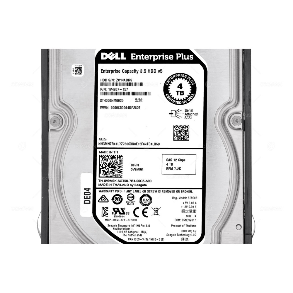 G7DH3 DELL HDD 4TB / 7.2K / SAS 12G / 3.5" LFF / HOT-SWAP FOR EQUALLOGIC PS6510