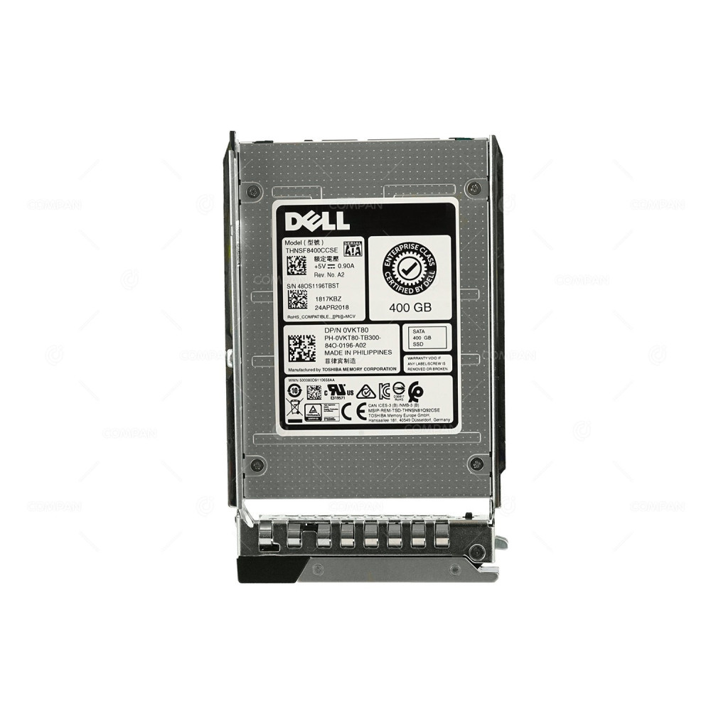VKT80  DELL SSD 400GB 6G SATA 2.5 SFF G14