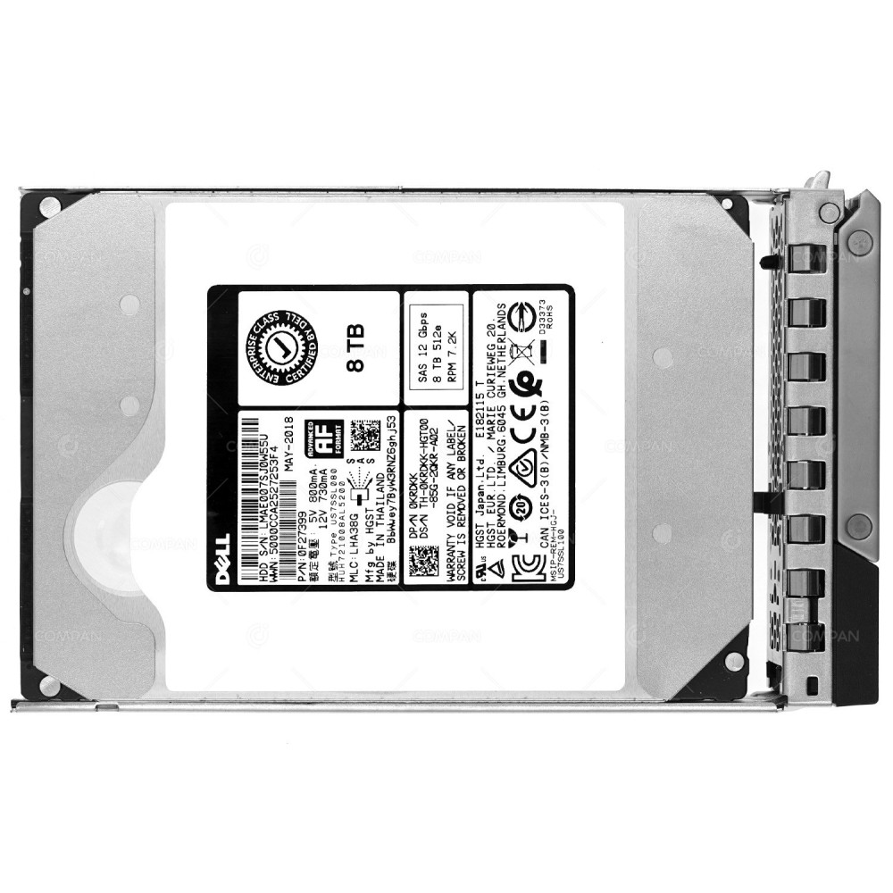 KRDKK G14 DELL HDD 8TB 7.2K SAS 12G 3.5" LFF