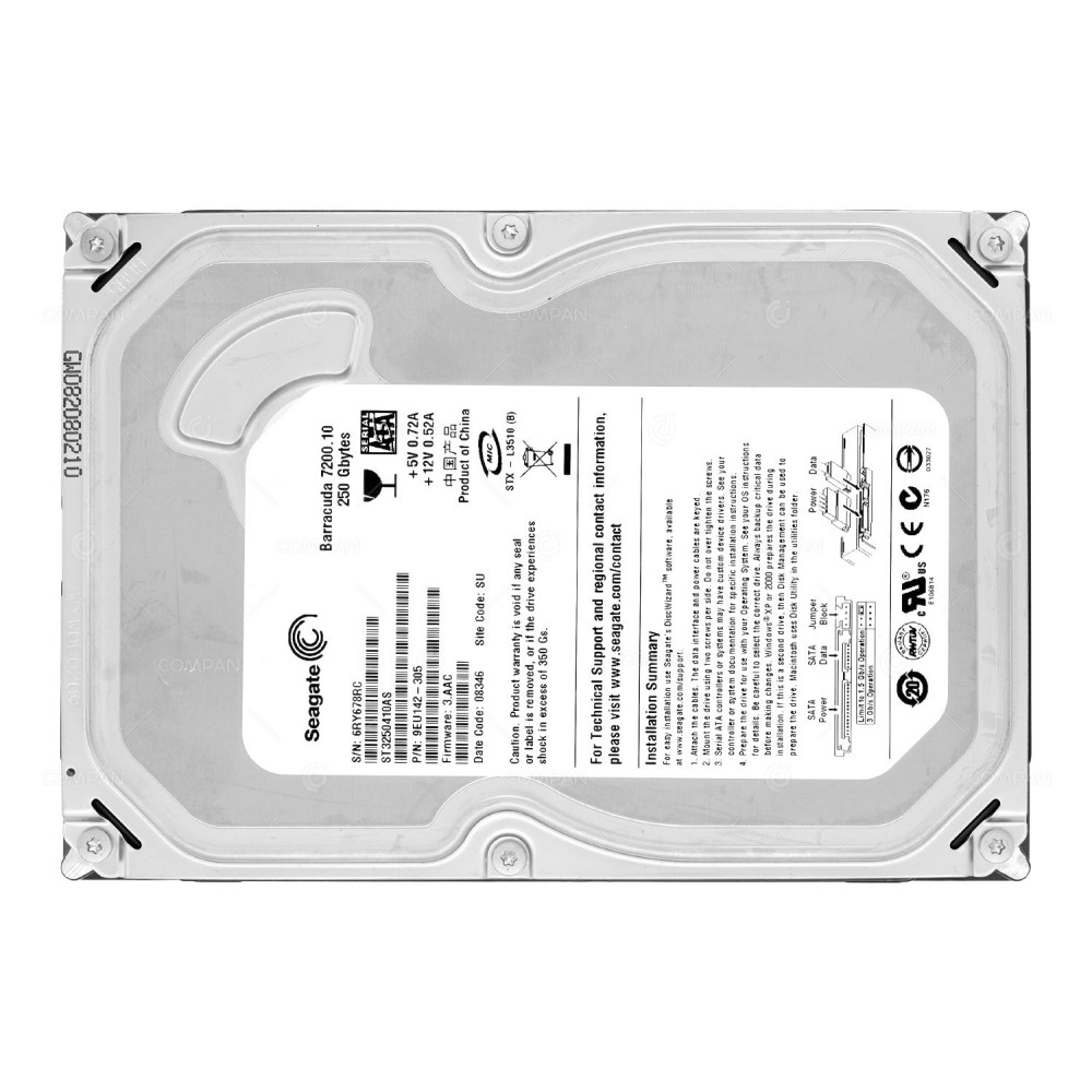 ST3250410AS  SEAGATE HDD 250GB 7.2K SATA 3G 3.5" LFF