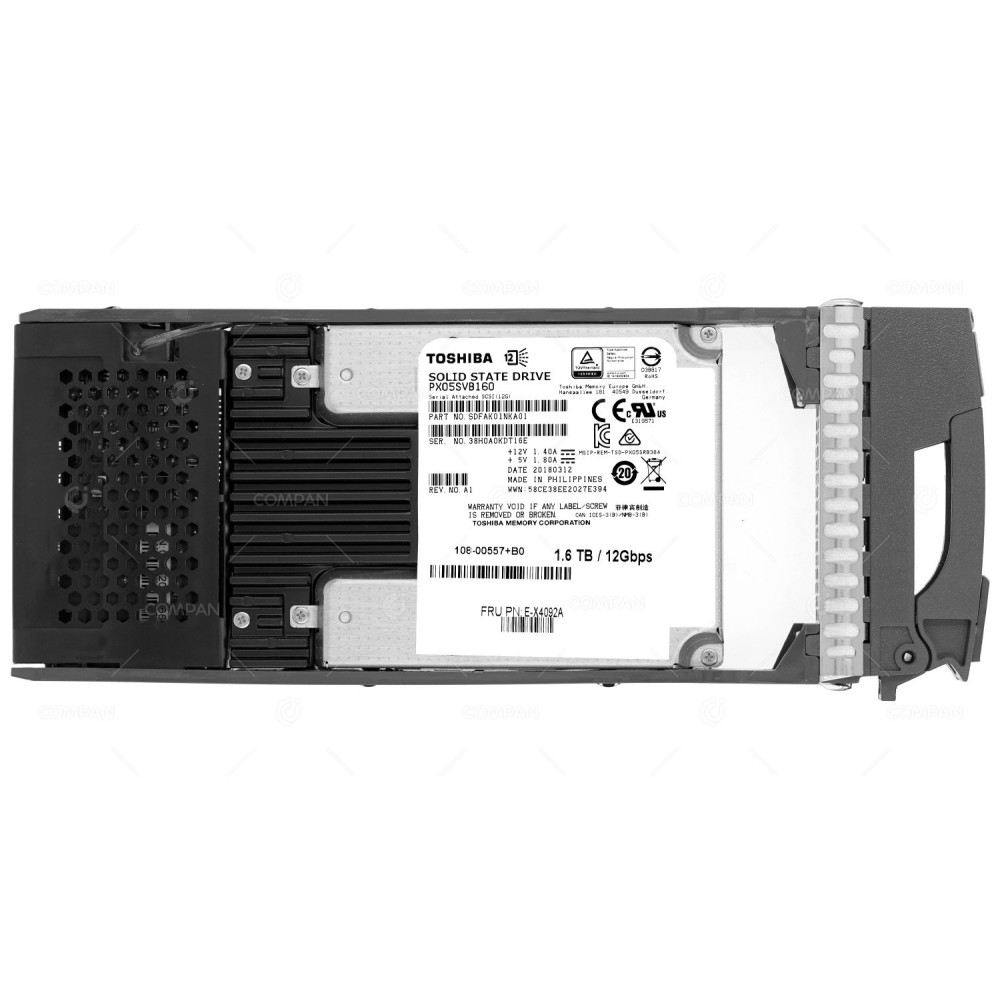 E-X4092A NETAPP SSD 1.6TB / SAS 12G / 2.5" SFF / FOR E2824 DE224C