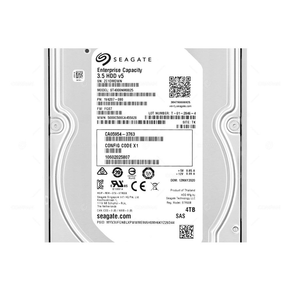 CA08226-E214 FUJITSU HDD 4TB 7.2K SAS 12G 3.5" LFF FOR S600 S6 DX S3