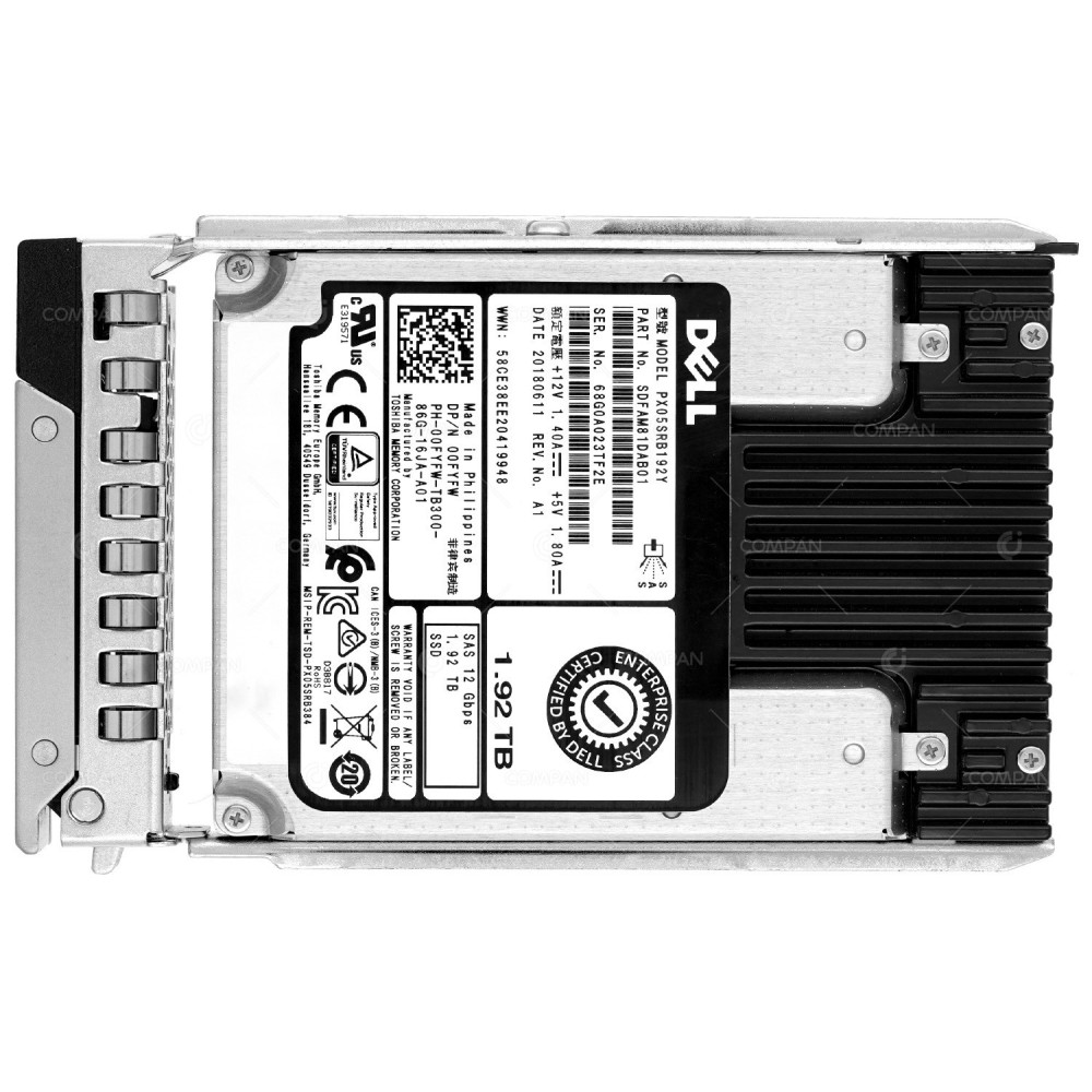 0FYFW G14 DELL SSD 1.92TB SAS 12G 2.5" SFF