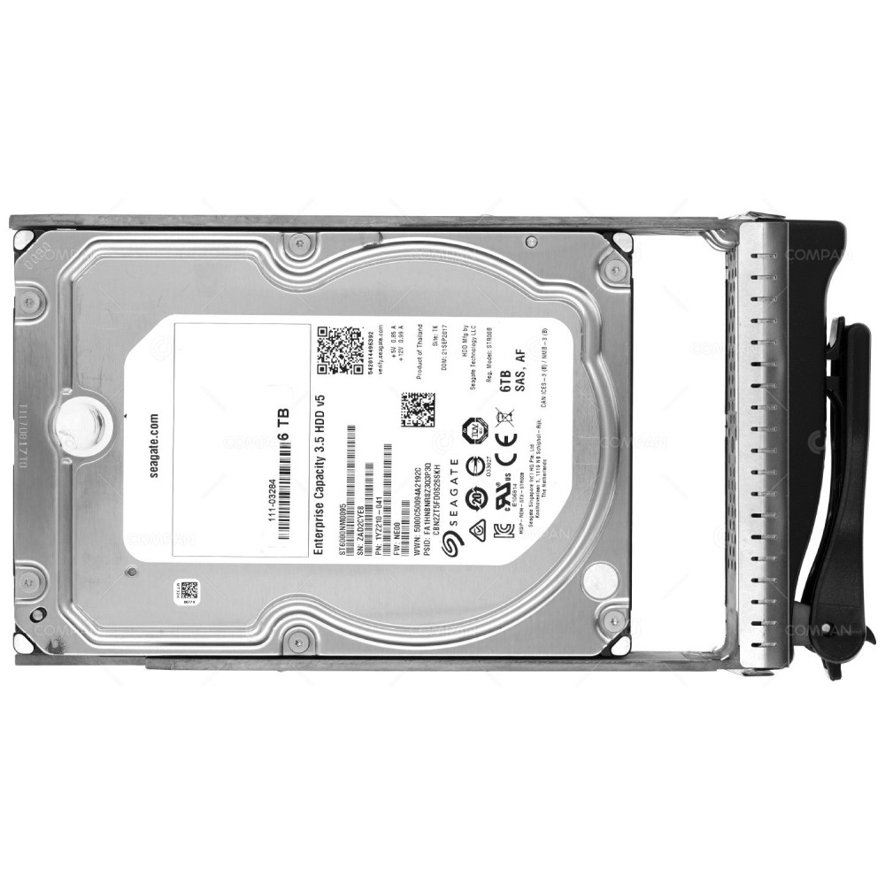 111-03284 NETAPP 6TB 3.5 LFF 7.2K 12G SAS 128MB CACHE HARD DRIVE FOR E SERIES E2700 HUS726060AL5214, 0F22881