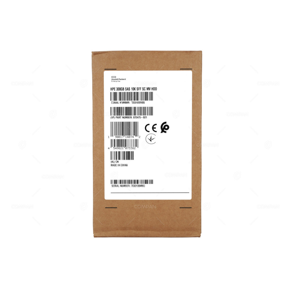 872475-B21 HP HARD DRIVE 300GB 10K 12GB SAS 2.5 SFF HOT-SWAP G8 G9 G10 872735-001, 835796-001