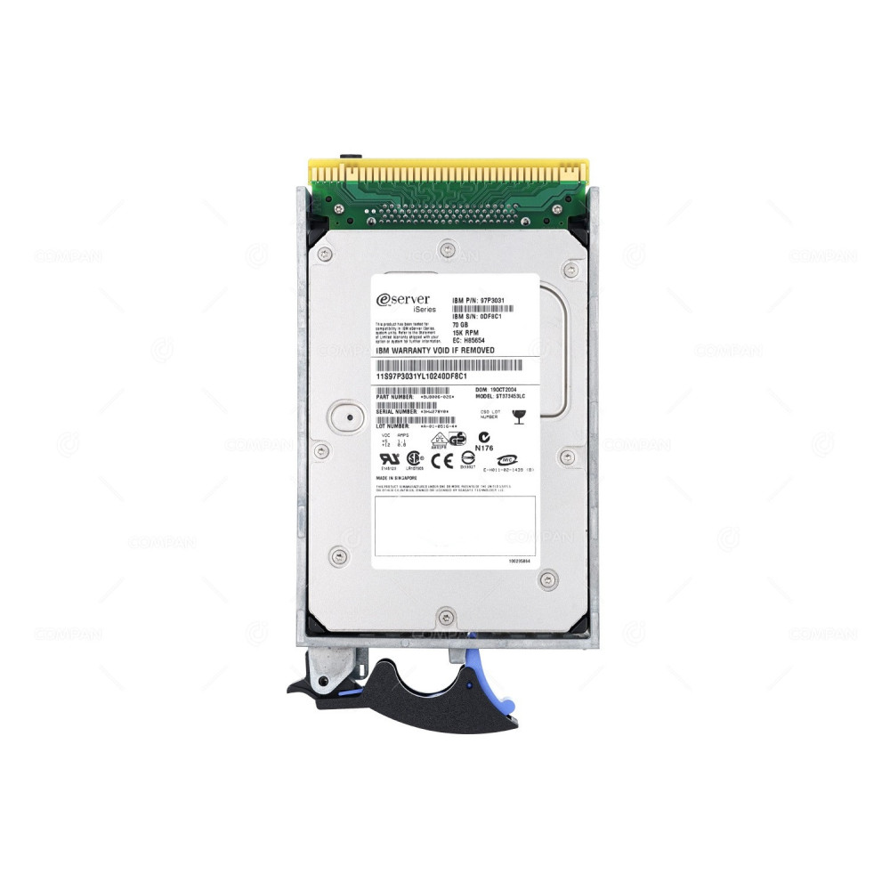 97P3031 IBM HARD DRIVE 70GB 15K ULTRA320 SCSI 3.5 LFF HOT-SWAP 9U8006-O26