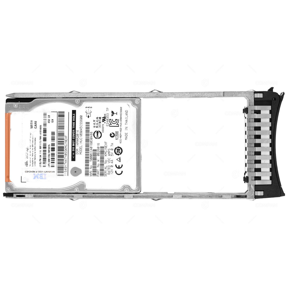 98Y3275 IBM HARD DRIVE 450GB 10K 6G 2.5 SAS SFF SED HOT-SWAP 98Y1775