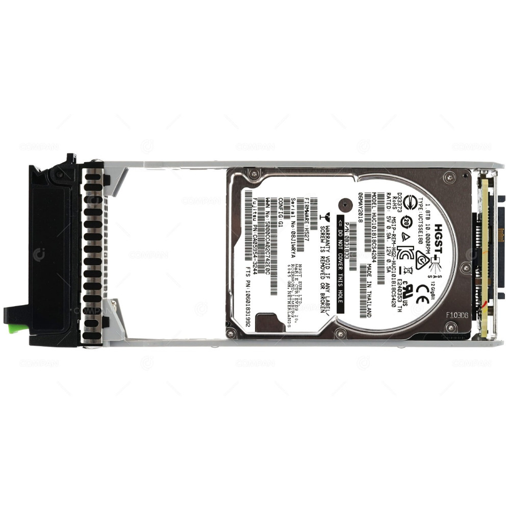 CA08226-E778 FUJITSU HDD 1.8TB 10K SAS 12G 2.5" SFF FOR ETERNUS DX S3 S4