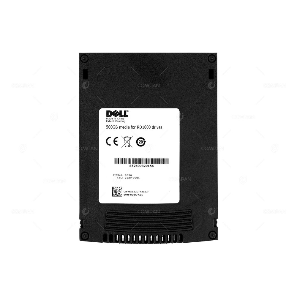 G652G DELL 500GB CARTRIDGE FOR RD1000 0G652G