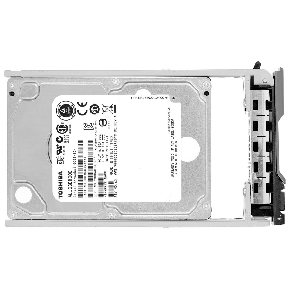 AL13SEB900 TOSHIBA HDD 900GB 10K SAS 6G 2.5" HOT-SWAP FOR DELL SERVERS
