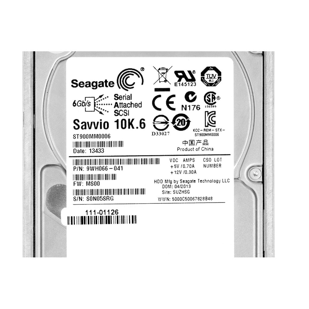 ST900MM0006 SEAGATE HDD 900GB 10K SAS 2.5" HOT-SWAP FOR DELL SERVERS