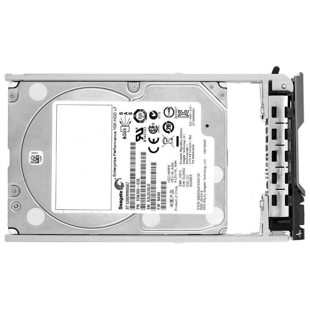 ST1200MM0007 SEAGATE HDD 1.2TB 10K SAS 2.5" HOT-SWAP FOR DELL SERVERS