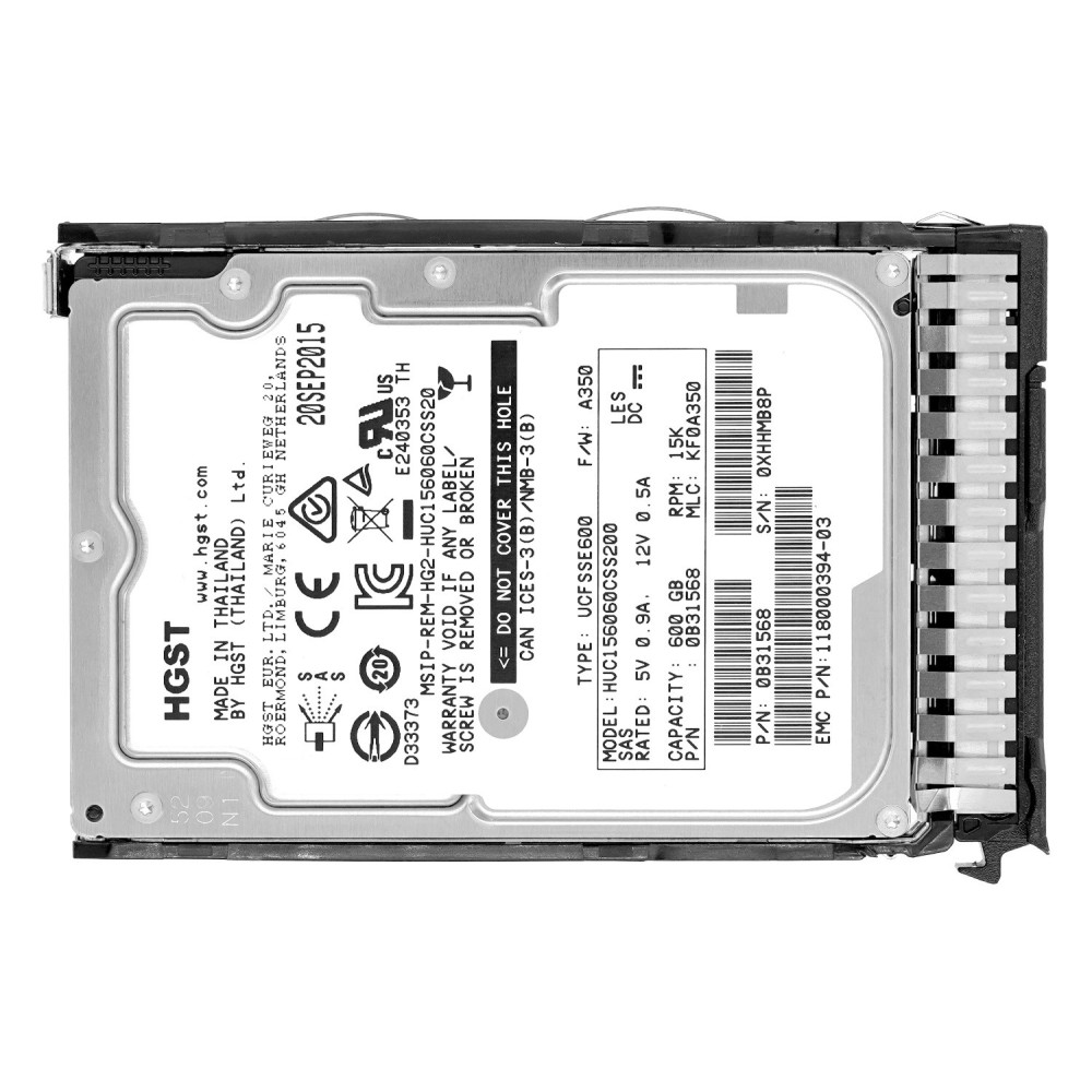 HUC156030CSS200 HGST HDD 300GB 15K SAS 2.5" HOT-SWAP FOR HPE SERVERS