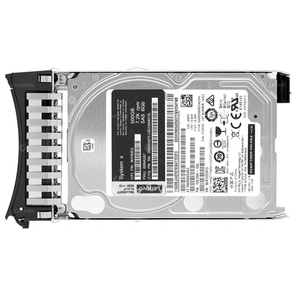 0NA587  LENOVO HDD 500GB 7.2K SAS 6G 2.5" SFF