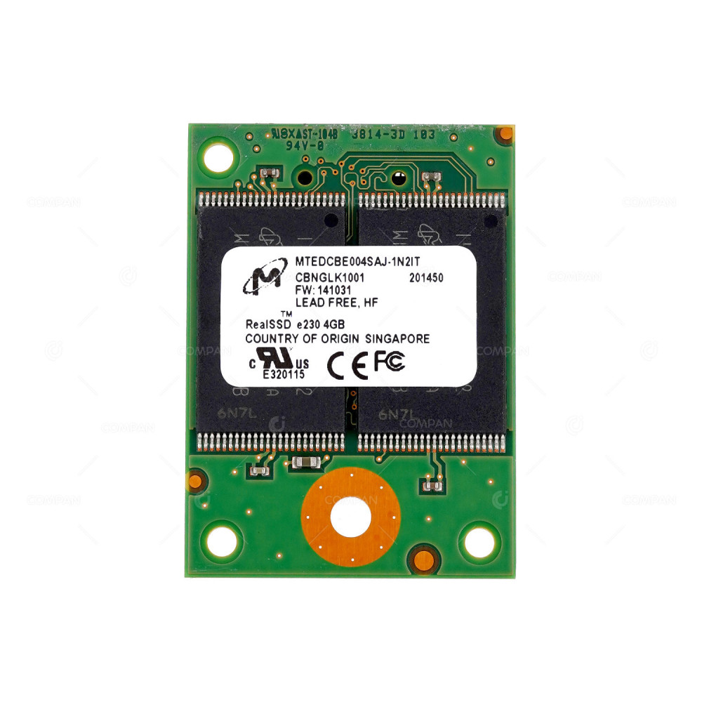 MTEDCBE004SAJ-1N2IT MICRON SSD 4GB EUSB 2.0 E230 SLC
