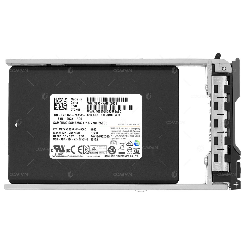YCX65 DELL SSD 256GB SATA 6G 2.5" SSF